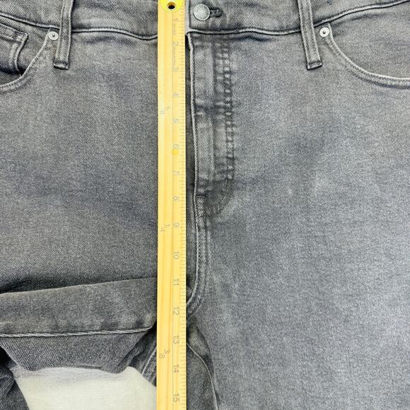 Madewell Jeans Womens Plus 26W Faded Black Denim 10" High Rise Skinny 27" Inseam - Picture 11 of 11